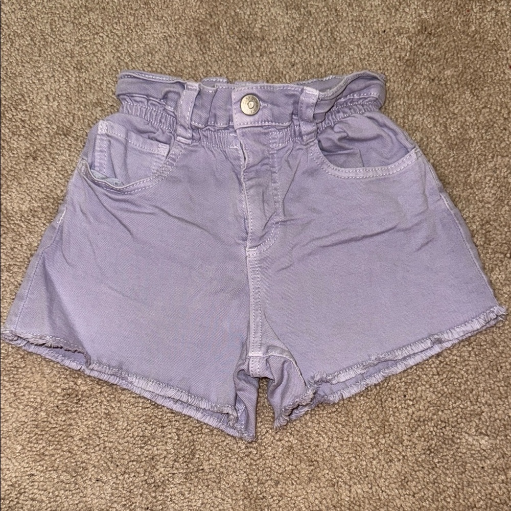 Girl’s Purple Zara Denim Shorts